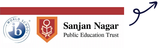 Sanjan Nagar Public Education Trust logo with IB World School emblem