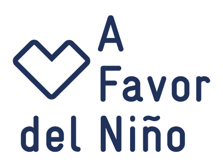 A Favor del Niño – Community-Driven Education Model Logo A Favor del Niño logo showing two children holding hands, symbolizing community and care
