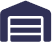 Dark navy garage icon representing commercial operators
