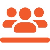 Group of three people icon