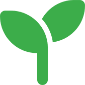 Green sprouting plant