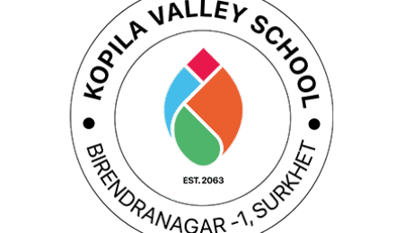 Colourful abstract droplet-shaped logo with red, blue, orange, and green segments.