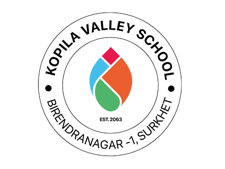 Multicolour Droplet Logo Colourful abstract droplet-shaped logo with red, blue, orange, and green segments.