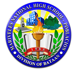 Logo of Mariveles National High School - Poblacion, Division of Bataan, established in 1985
