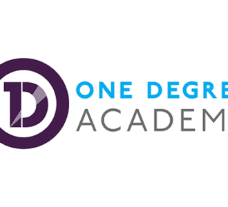 One Degree Academy logo featuring a stylised 