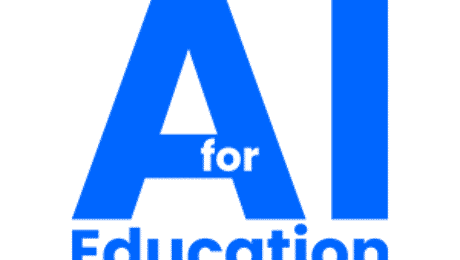 AI-generated futuristic design with stylized letter A and circuit-like patterns