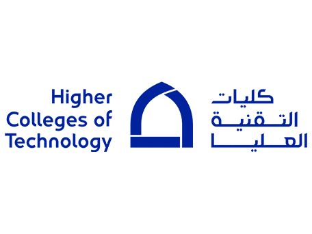Higher Colleges of Technology Logo HCT - Higher Colleges of Technology logo in blue text