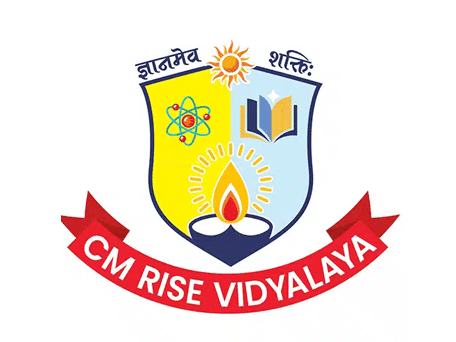 CM RISE Vidyalaya logo – symbol of innovation, knowledge, and empowerment in public education.