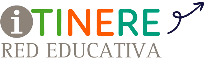 I TINERE Red Educativa logo with colorful text.