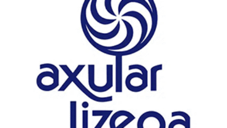 Axular Lizeoa school logo with blue circular emblem