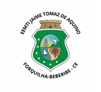 EEMTI Jaime Tomaz de Aquino school logo with green shield and city landmarks