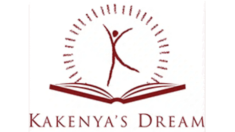 Logo of Kakenya’s Dream featuring a stylized figure emerging from an open book, symbolizing girls’ empowerment through education and leadership in Kenya.