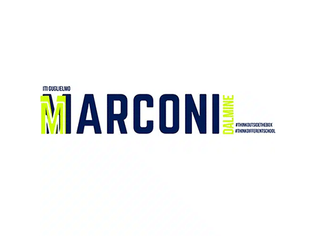 IIS Guglielmo Marconi Logo IIS Guglielmo Marconi logo with bold navy and lime green text design