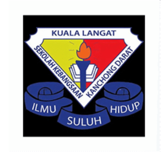 Sekolah Kebangsaan Kanchong Darat logo with torch and motto “Ilmu Suluh Hidup”