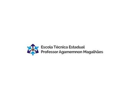 Escola Técnica Estadual Professor Agamemnon Magalhães logo.