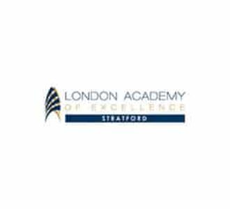 London Academy of Excellence Stratford logo.