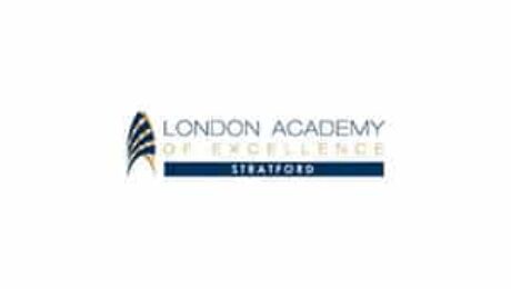 London Academy of Excellence Stratford logo.