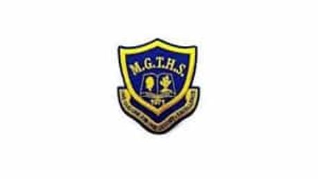 M.G.T.H.S. school crest.