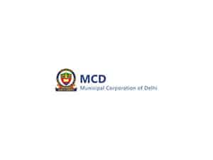 MCD (Municipal Corporation of Delhi) logo.