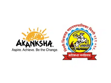 Akanksha partnership logos Akanksha and Mumbai municipal education logos.