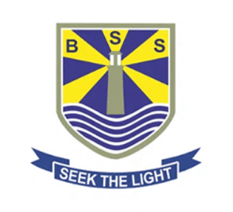 BSS crest with lighthouse and “Seek the Light” ribbon.