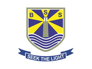 BSS crest with lighthouse and “Seek the Light” ribbon.