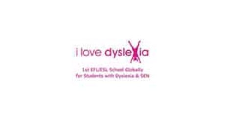 I love dyslexia logo.