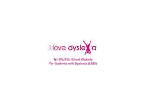 I love dyslexia logo.