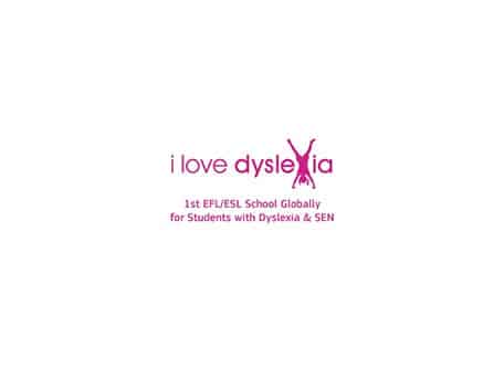 I love dyslexia logo.