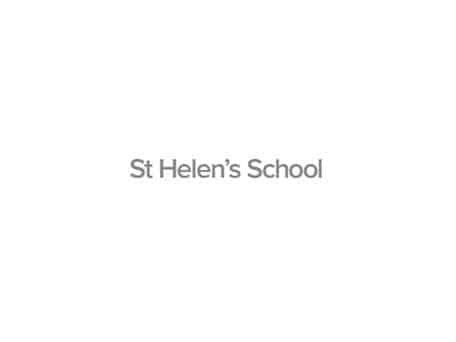 St Helen’s School wordmark.