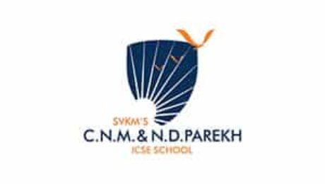SVKM’s C.N.M. & N.D. Parekh ICSE School logo.