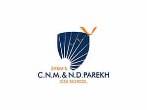 SVKM’s C.N.M. & N.D. Parekh ICSE School logo.