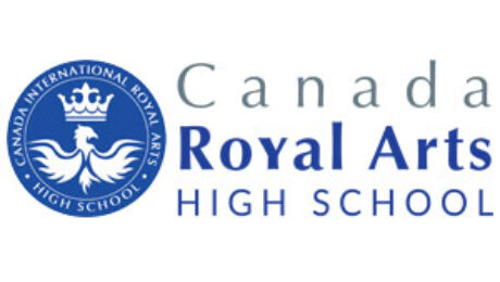 Canada Royal Arts High School logo representing academic excellence, creativity and international education