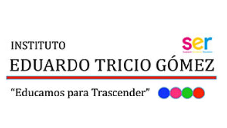 Instituto Eduardo Tricio Gómez logo featuring the tagline “Educamos para Trascender” and SER educational branding.