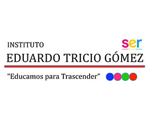 Instituto Eduardo Tricio Gómez logo featuring the tagline “Educamos para Trascender” and SER educational branding.