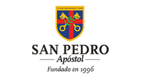San Pedro Apóstol School logo representing academic excellence, values-based education, and student development since 1996.