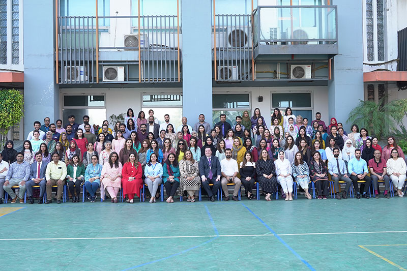Beaconhouse TNS School faculty and staff gathered for a group photograph celebrating the school community